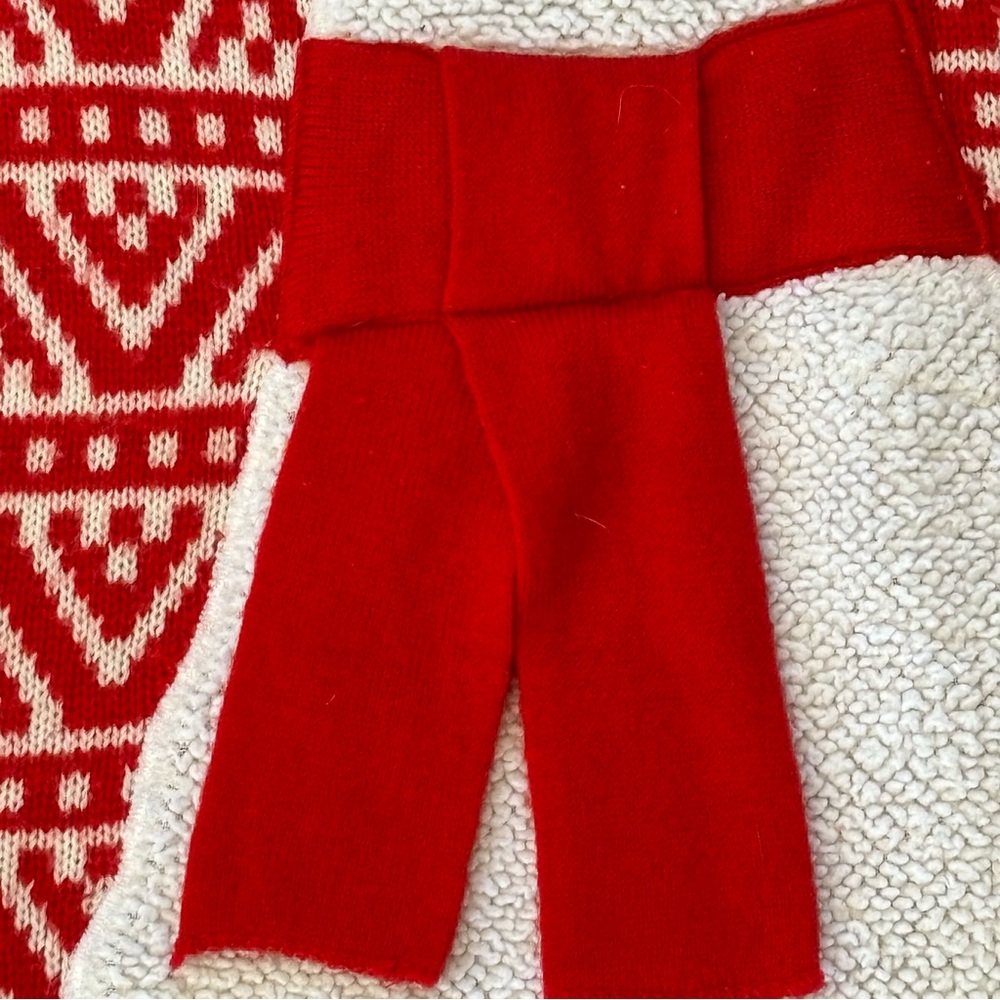 Holiday Time Christmas Sweater Lama Red/White SZ XXL - Picture 4 of 5